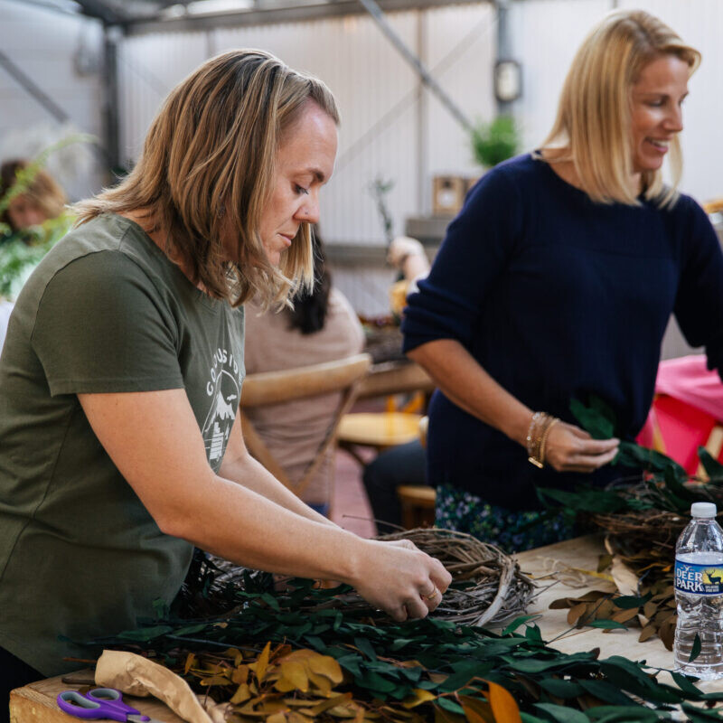 client appreciation Wreath Making Workshop