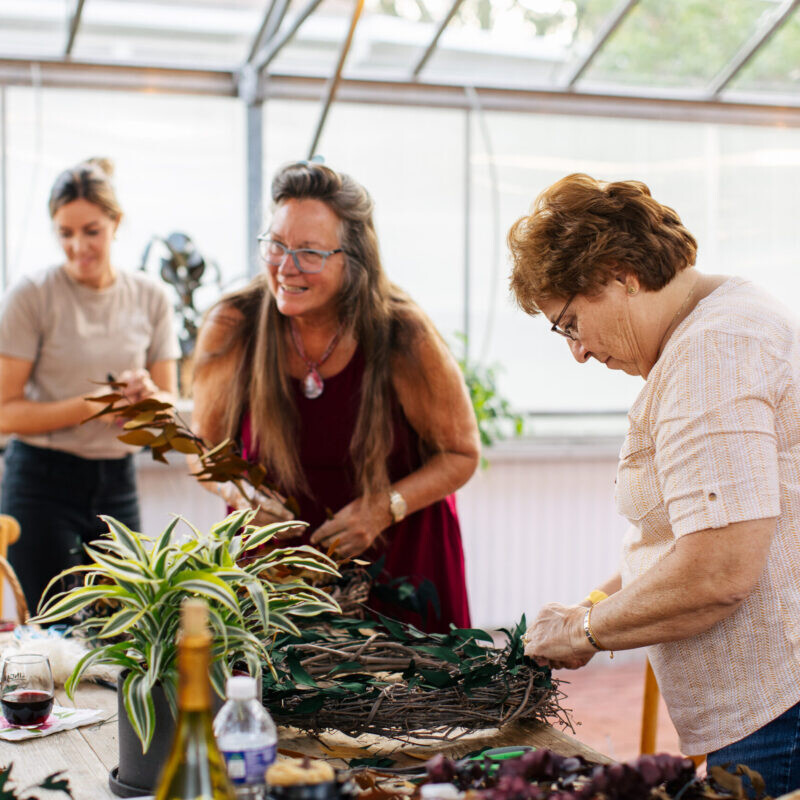 client appreciation Wreath Making Workshop