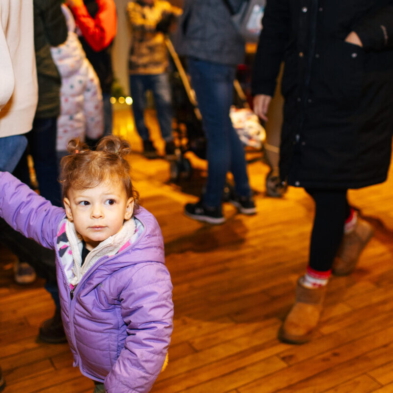 Young girl at Four Arrows Financial Group's Christmas Candylane Event