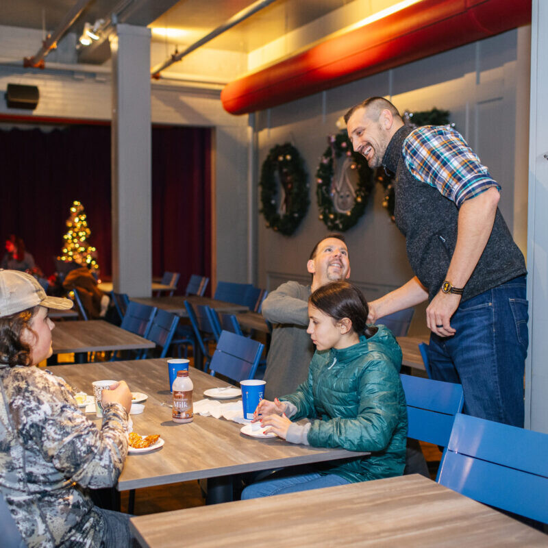 Seth Scott & Clients at Christmas Candylane event